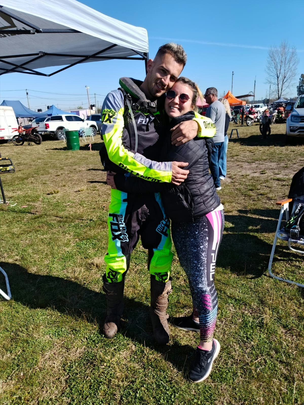 En la moto